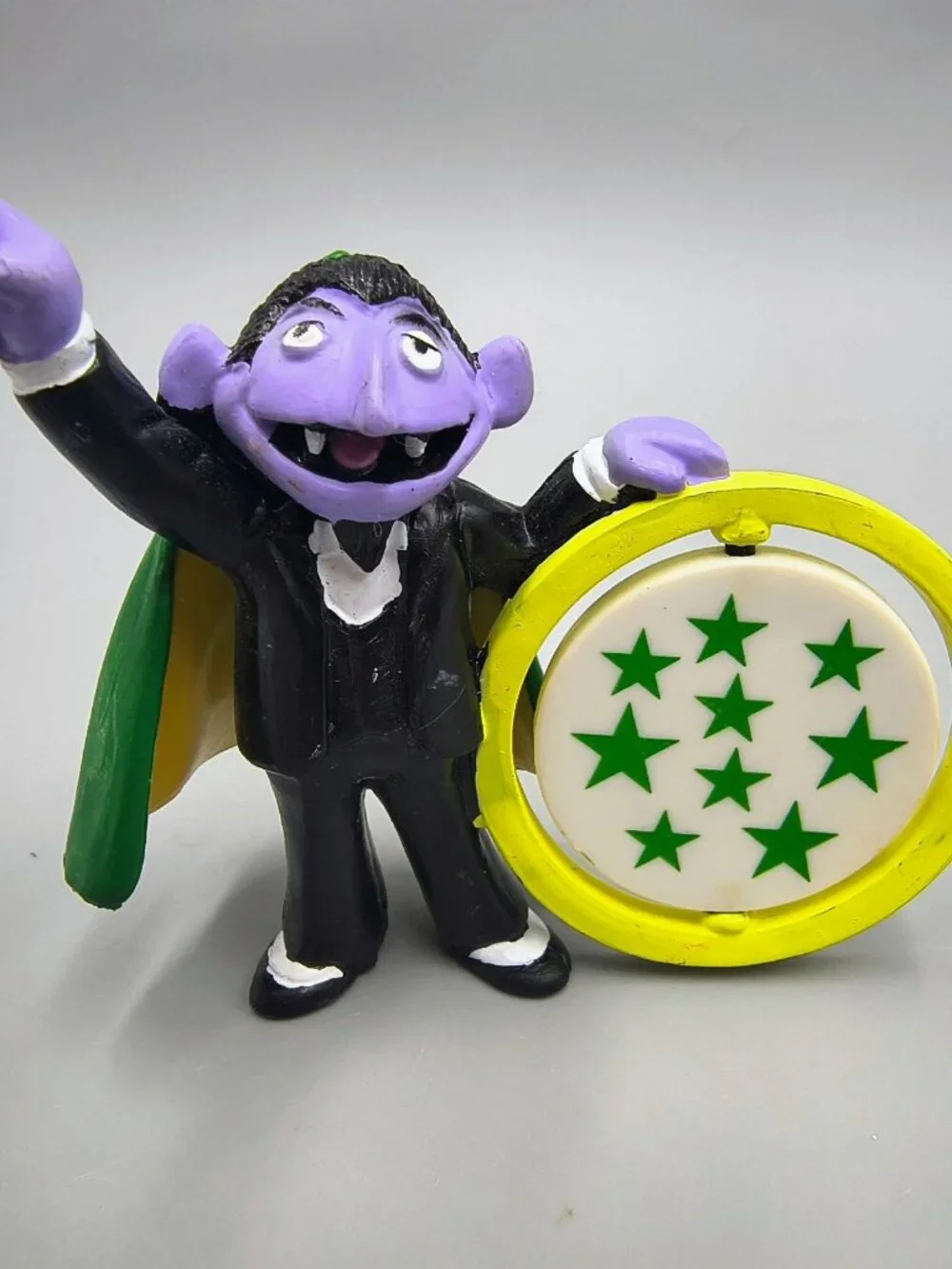Sesame Street Count Number 9 Rotating Stars Cake Topper Pvc Figure Applause 3